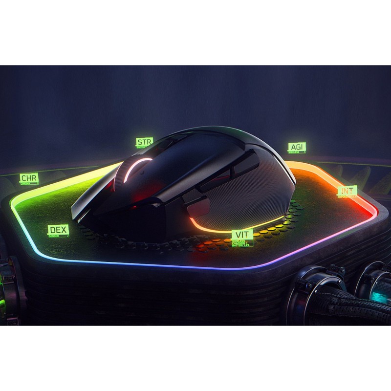 Razer Basilisk V3 Pro Wireless Gaming Mouse - Basilisk V3 Pro - Black, 26000 DPI, Tri-Mode, 11 Programmable Buttons