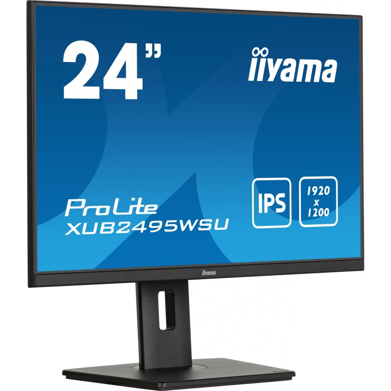 Iiyama ProLite XUB2495WSU-B7 - 24 inch 1920x1200 IPS Pivot Black — Buy in Cyprus with Fast Delivery