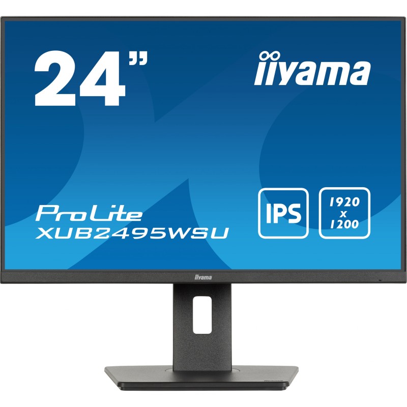 Iiyama ProLite XUB2495WSU-B7 - 24 inch 1920x1200 IPS Pivot Black — Buy in Cyprus with Fast Delivery