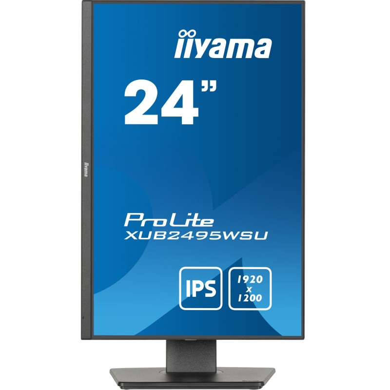 Iiyama ProLite XUB2495WSU-B7 - 24 inch 1920x1200 IPS Pivot Black — Buy in Cyprus with Fast Delivery