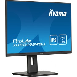 Iiyama ProLite XUB2495WSU-B7 - 24 inch 1920x1200 IPS Pivot Black — Buy in Cyprus with Fast Delivery