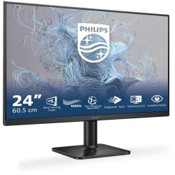 Philips Monitor - 24E2N1110 - 23.8-inch, 16:9, HDMI+D-Sub, Black — Buy in Cyprus with Fast Delivery