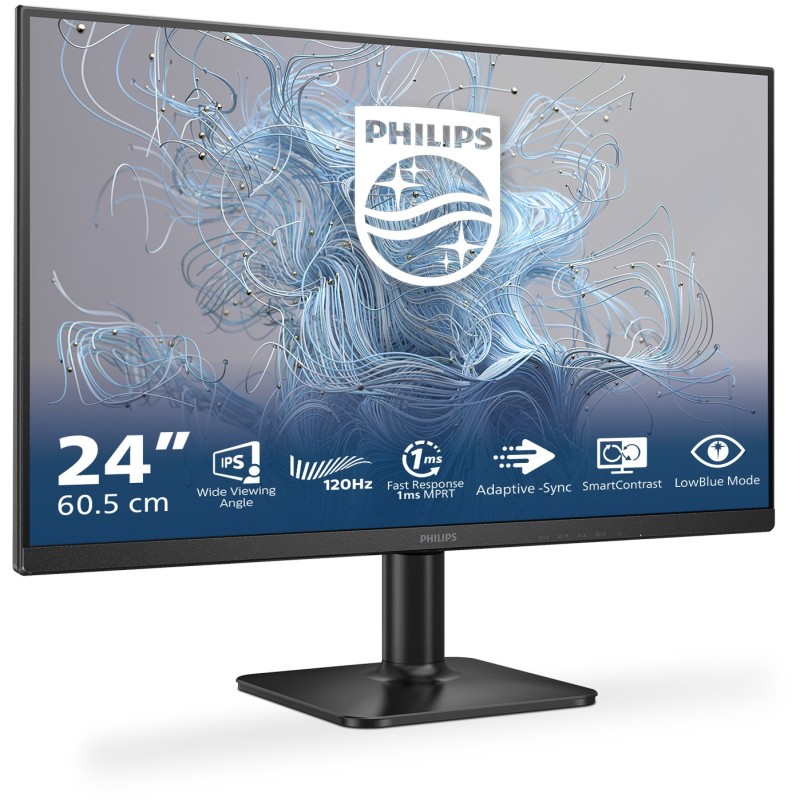 Philips Monitor - 24E2N1110 - 23.8-inch, 16:9, HDMI+D-Sub, Black — Buy in Cyprus with Fast Delivery