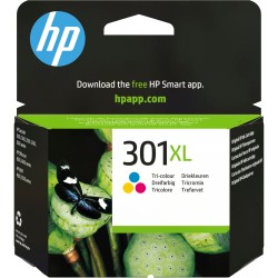 HP 301XL Ink Cartridge - CH564EE - Color: Cyan, Magenta, Yellow — Buy in Cyprus with Fast Delivery