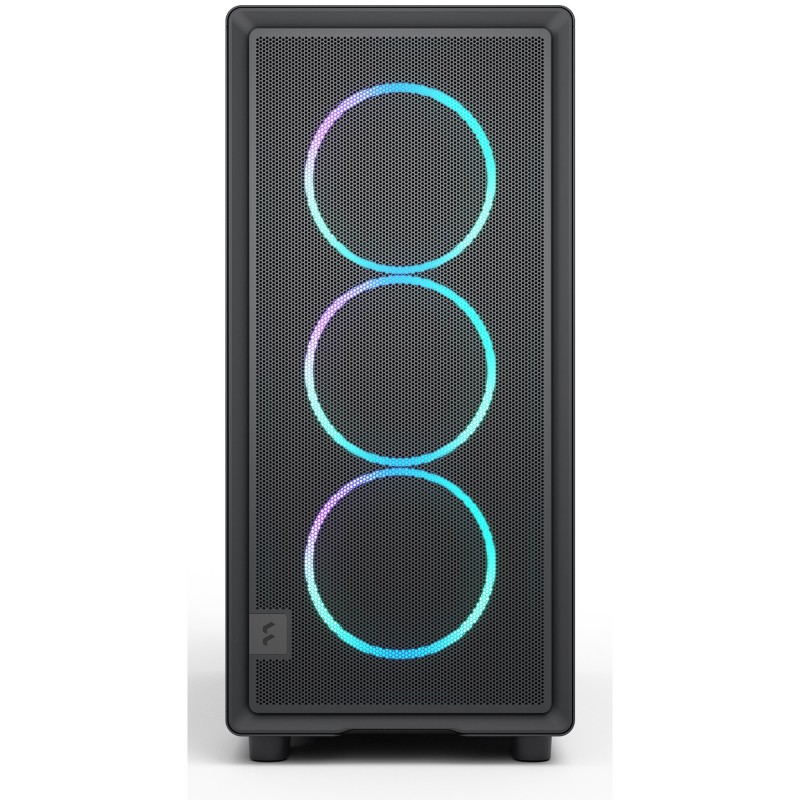 Midi Fractal Epoch Black TG RGB Light tint - Mid Tower PC Case — Buy in Cyprus with Fast Delivery