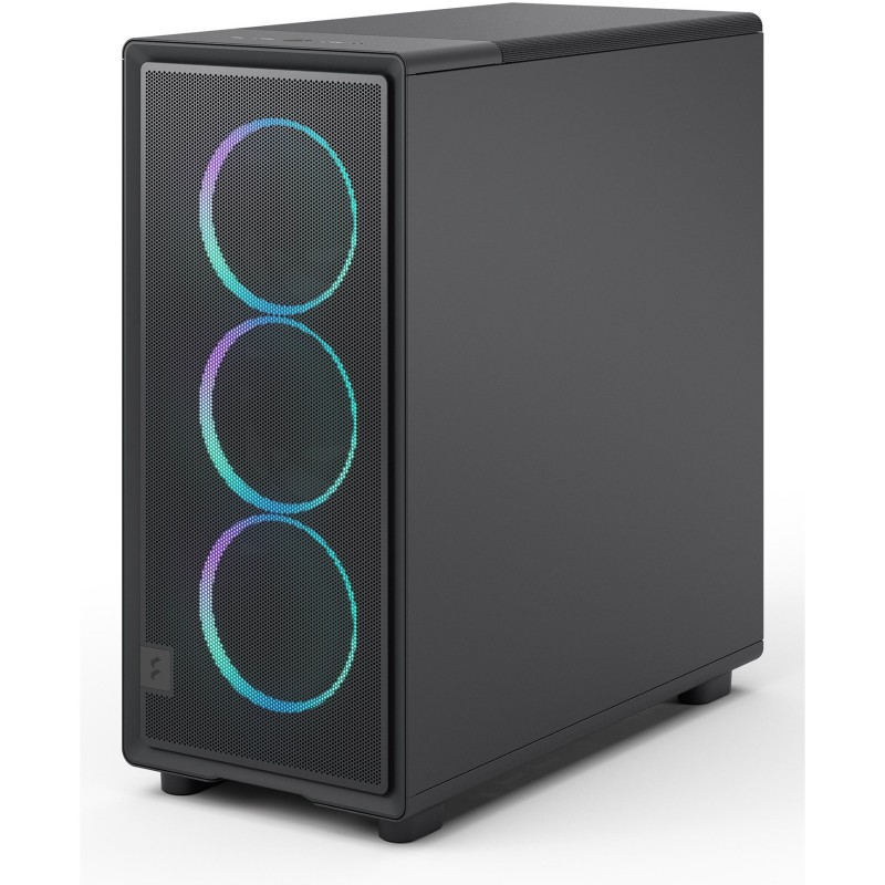 Midi Fractal Epoch Black TG RGB Light tint - Mid Tower PC Case — Buy in Cyprus with Fast Delivery