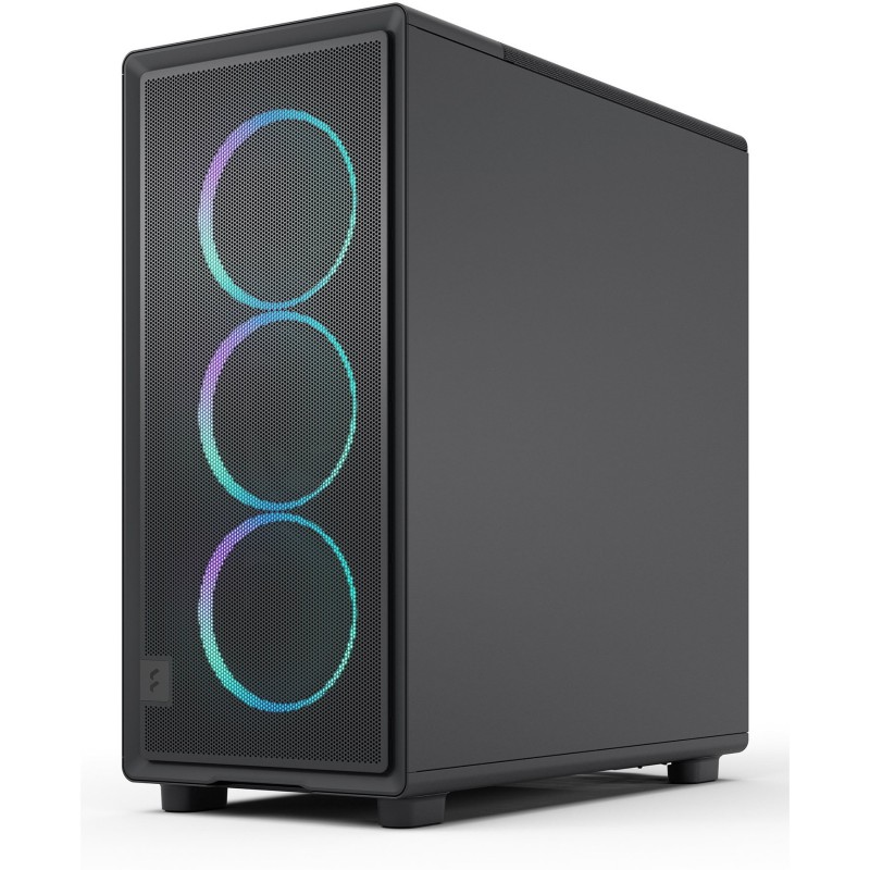 Midi Fractal Epoch Black TG RGB Light tint - Mid Tower PC Case — Buy in Cyprus with Fast Delivery