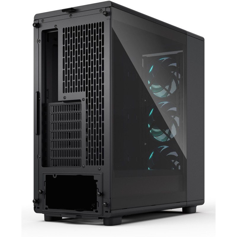 Midi Fractal Epoch Black TG RGB Light tint - Mid Tower PC Case — Buy in Cyprus with Fast Delivery