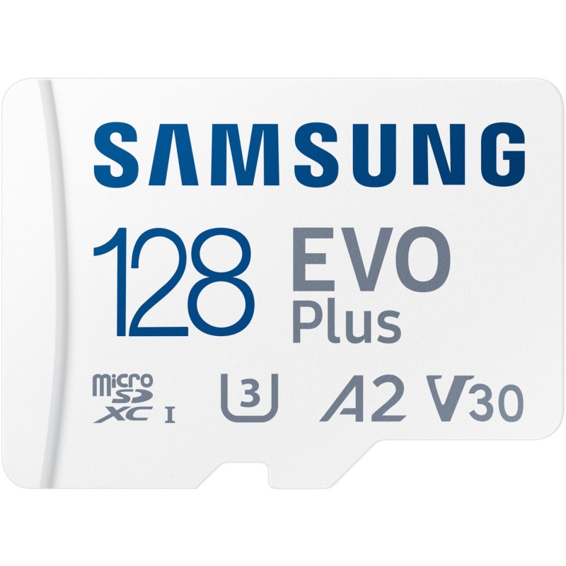 Samsung EVO Plus microSDXC UHS-I U3 - 128GB incl. SD Adapter — Buy in Cyprus with Fast Delivery
