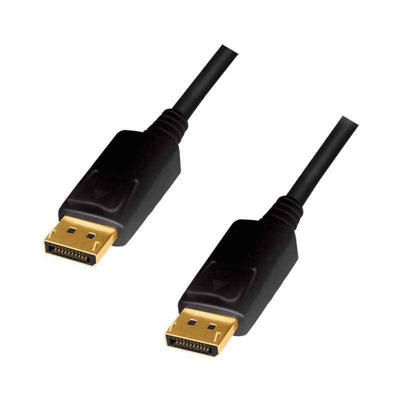 LogiLink DisplayPort 1.2 (ST-ST) 2m Cable - Black - 4K 60Hz — Buy in Cyprus with Fast Delivery