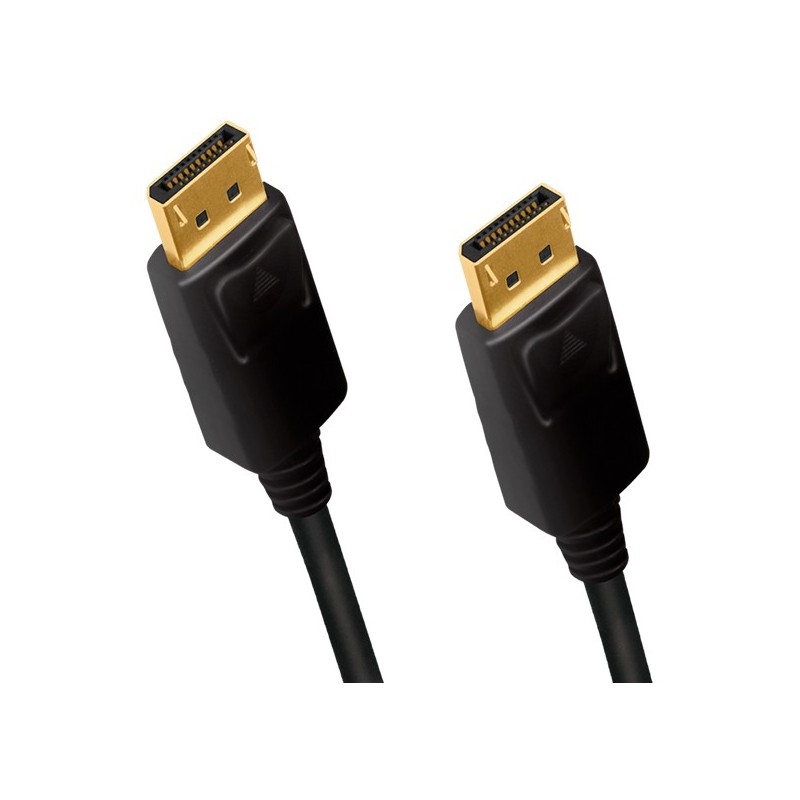 LogiLink DisplayPort 1.2 (ST-ST) 2m Cable - Black - 4K 60Hz — Buy in Cyprus with Fast Delivery
