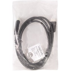 LogiLink DisplayPort 1.2 (ST-ST) 2m Cable - Black - 4K 60Hz — Buy in Cyprus with Fast Delivery