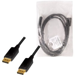 LogiLink DisplayPort 1.2 (ST-ST) 2m Cable - Black - 4K 60Hz — Buy in Cyprus with Fast Delivery