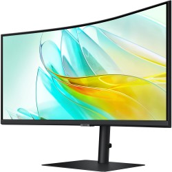 Samsung 34-inch UWQHD Monitor - S34C652UAU - 3440x1440, 100Hz, 5ms, HDMI, USB-C, DP, Black — Buy in Cyprus with Fast Delivery