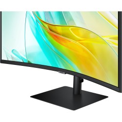 Samsung 34-inch UWQHD Monitor - S34C652UAU - 3440x1440, 100Hz, 5ms, HDMI, USB-C, DP, Black — Buy in Cyprus with Fast Delivery