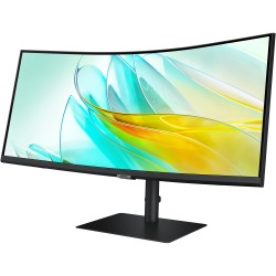 Samsung 34-inch UWQHD Monitor - S34C652UAU - 3440x1440, 100Hz, 5ms, HDMI, USB-C, DP, Black — Buy in Cyprus with Fast Delivery