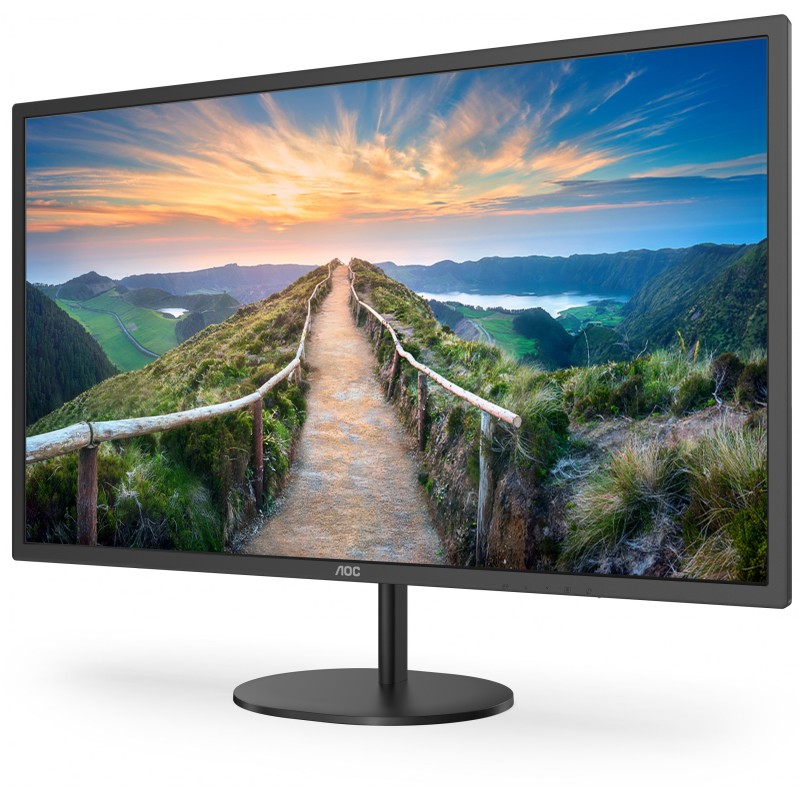 AOC 32'' QHD IPS Monitor - Q32V4 - Black, 2560x1440, 4ms, HDMI, DP, VESA, Built-in Speakers — Buy in Cyprus with Fast Delivery