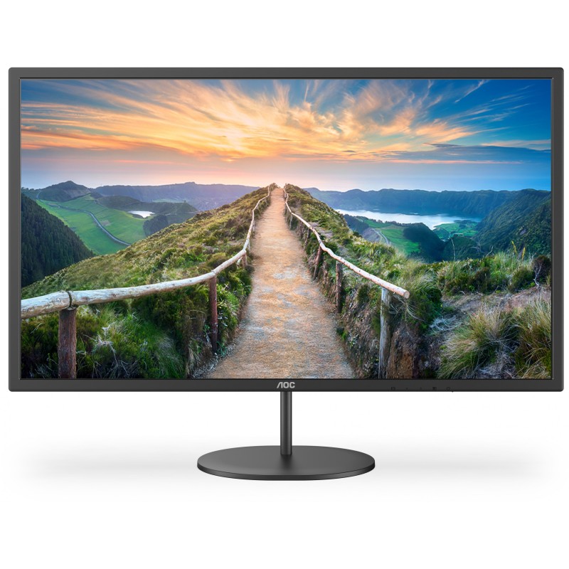 AOC 32'' QHD IPS Monitor - Q32V4 - Black, 2560x1440, 4ms, HDMI, DP, VESA, Built-in Speakers — Buy in Cyprus with Fast Delivery