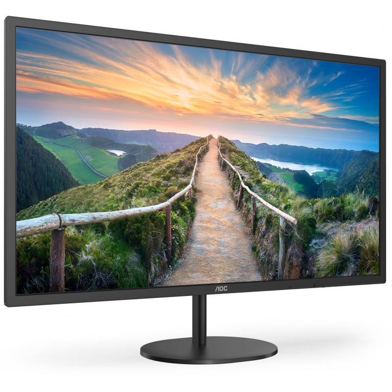 AOC 32'' QHD IPS Monitor - Q32V4 - Black, 2560x1440, 4ms, HDMI, DP, VESA, Built-in Speakers — Buy in Cyprus with Fast Delivery