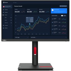 Lenovo ThinkVision Monitor - T22i-30 - (21.5-inch, FHD IPS, 60Hz, 4ms, Pivot, HDMI/DP/USB, Black)