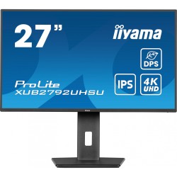 iiyama ProLite XUB2792UHSU-B6 27" 4K IPS Monitor - XUB2792UHSU-B6 - Black, Pivot, 60Hz, 4ms — Buy in Cyprus with Fast Delivery