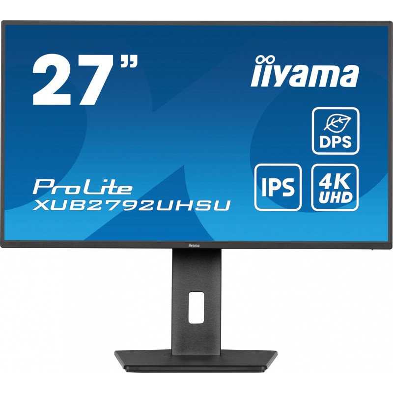 iiyama ProLite XUB2792UHSU-B6 27" 4K IPS Monitor - XUB2792UHSU-B6 - Black, Pivot, 60Hz, 4ms — Buy in Cyprus with Fast Delivery