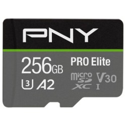 PNY Pro Elite MicroSDXC Card 256GB - U3, 100/90 MB/s — Buy in Cyprus with Fast Delivery