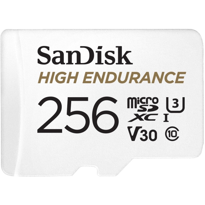 SanDisk High Endurance microSDXC 256GB - 100 MB/s with Adapter — Buy in Cyprus with Fast Delivery