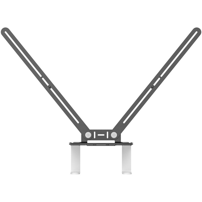 Logitech TV Mount for Video Bars - Characteristics (Graphite, VESA-compatible, Rally Bar, Rally Bar Mini)