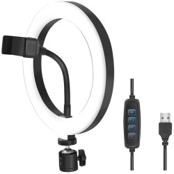 Logilink Smartphone Ring Light - Characteristics (20 cm diameter, 1.8 m USB cable) — Buy in Cyprus with Fast Delivery