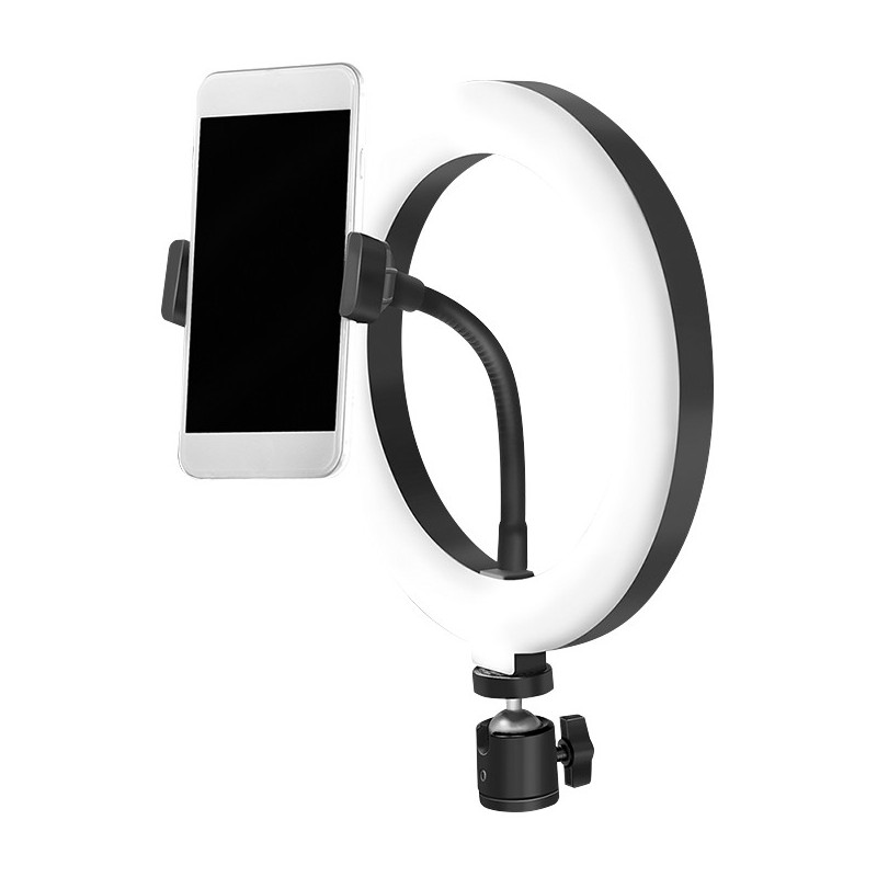 Logilink Smartphone Ring Light - Characteristics (20 cm diameter, 1.8 m USB cable) — Buy in Cyprus with Fast Delivery