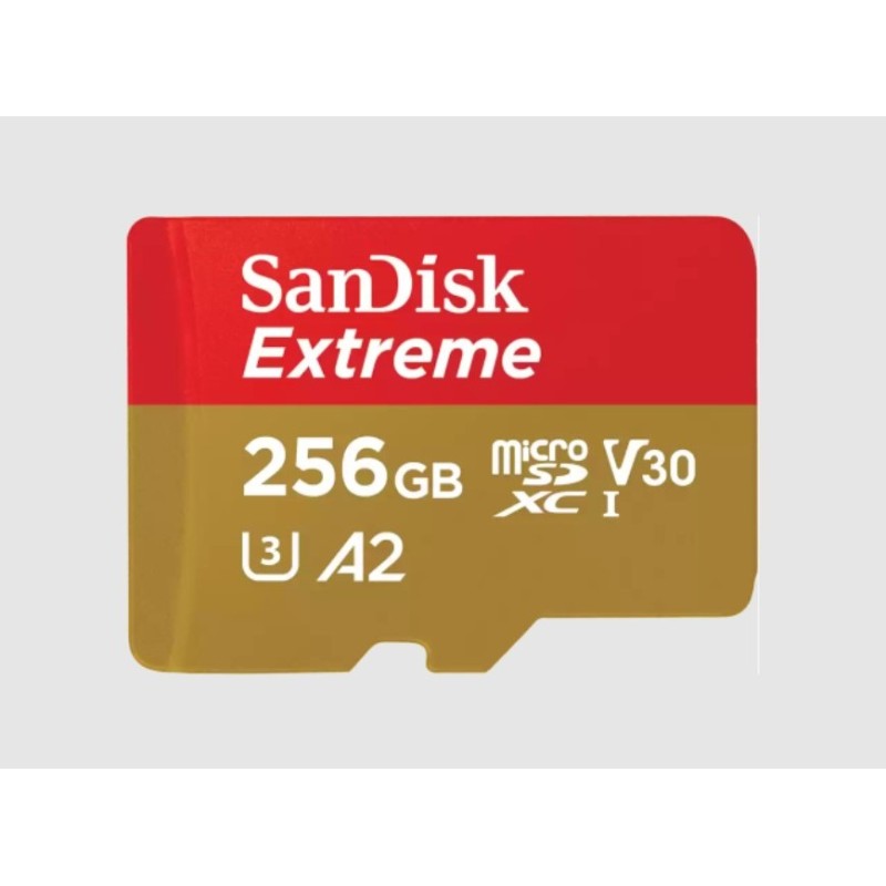 SanDisk Extreme microSDXC 256GB - U3 with Adapter — Buy in Cyprus with Fast Delivery