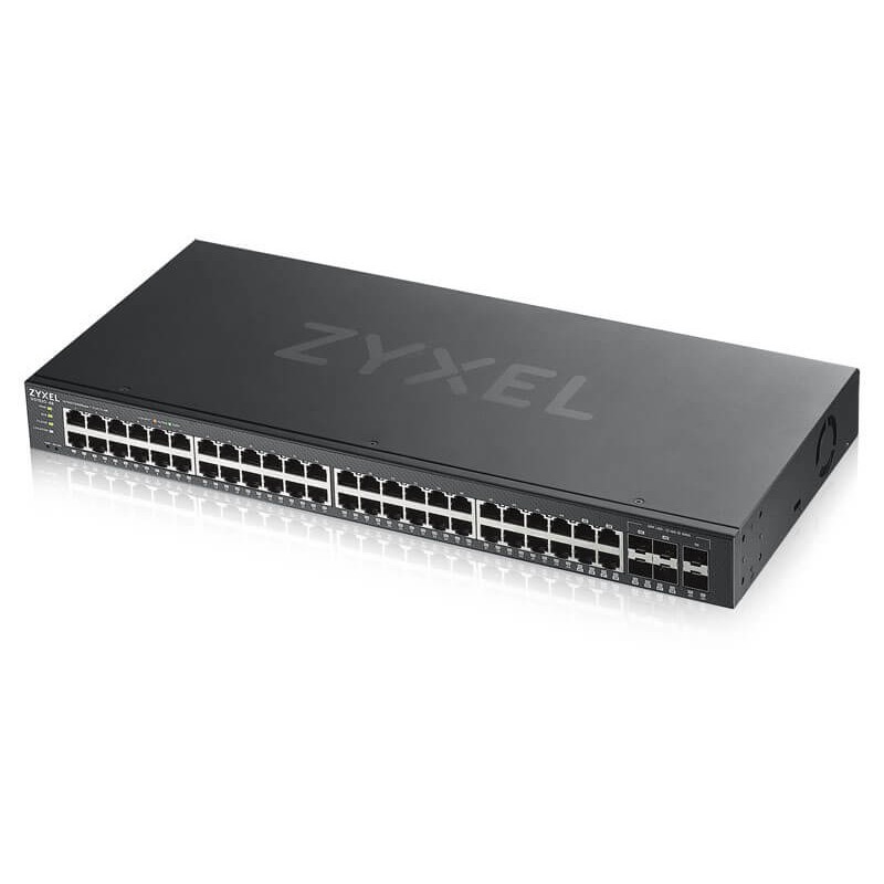 Zyxel GS1920-48V2 M RM - GS1920-48V2 - 48-Port Gigabit PoE Smart Managed Rackmount Switch — Buy in Cyprus with Fast Delivery