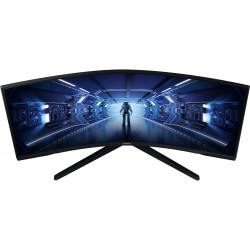 Samsung Odyssey C34G55TWWP Curved Ultrawide Monitor - C34G55TWWP - Black, 34", UWQHD 3440x1440, 144Hz, 1ms