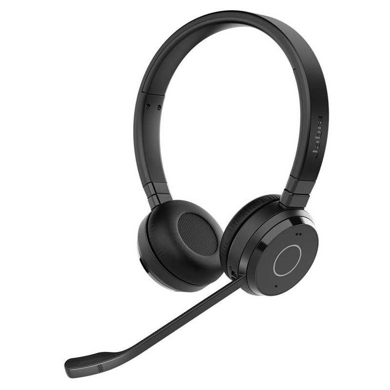 Jabra Evolve 65 TE Link390a MS Stereo - Link390a - Over-ear, 2.4 GHz wireless, USB-A, Stereo, Multi-platform