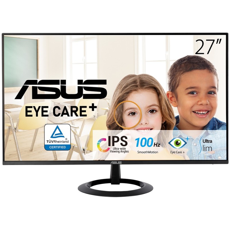 ASUS Eye Care VZ27EHF - VZ27EHF - 27-inch FHD (1920x1080), HDMI, Eye Care — Buy in Cyprus with Fast Delivery