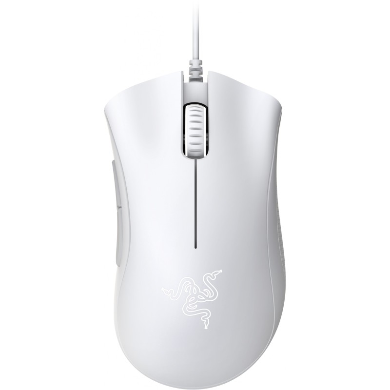 Razer DeathAdder Essential 2021 White Edition - Gaming Mouse - Right-Handed RGB Logo — Buy in Cyprus with Fast Delivery