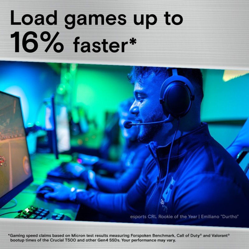 Crucial T500 M.2 NVMe PCIe Gen4 x4 - T500 - 2TB, 2280 form factor — Buy in Cyprus with Fast Delivery