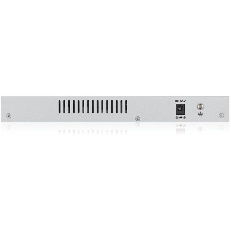 Zyxel GS1200-8HPV2 8-Port PoE Gigabit Switch - GS1200-8HPV2 - 8 PoE ports, 60W budget, Smart Web-managed, Fanless