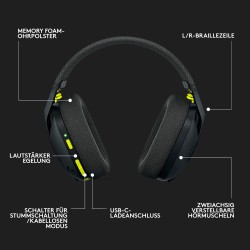 Logitech G435 Gaming Headset - G435 - On-ear, Fabric Earcups, Stereo, Multi-platform — Buy in Cyprus with Fast Delivery