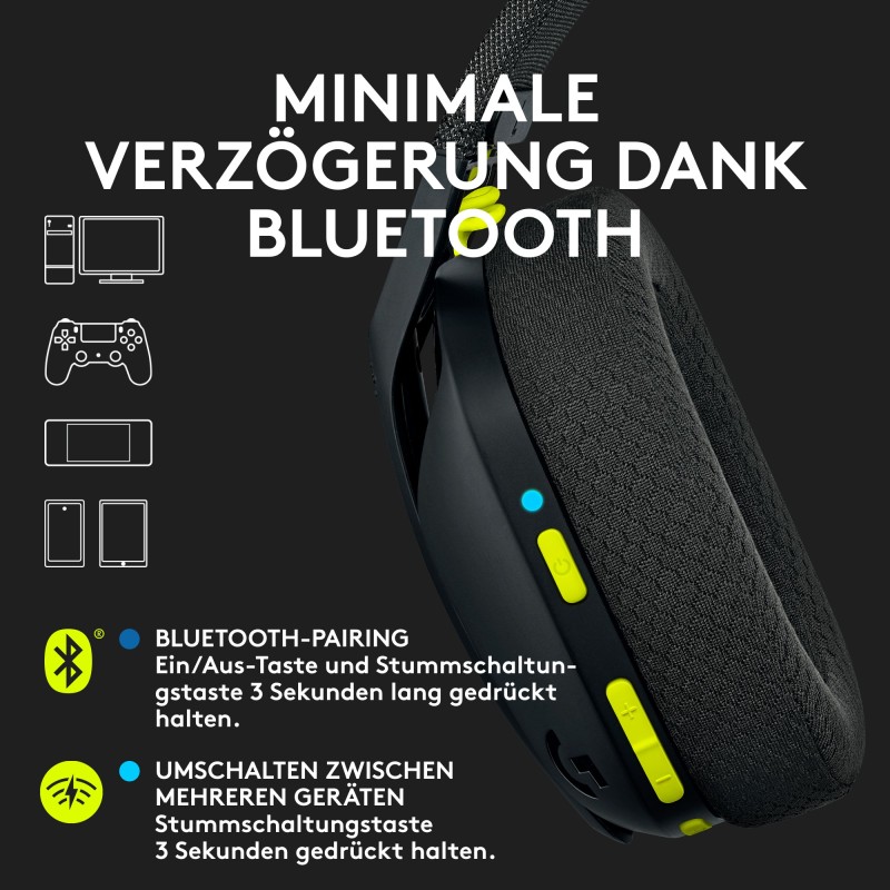 Logitech G435 Gaming Headset - G435 - On-ear, Fabric Earcups, Stereo, Multi-platform — Buy in Cyprus with Fast Delivery