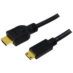 HDMI Cable Ethernet A - to mini St St - 2.00m - Black — Buy in Cyprus with Fast Delivery
