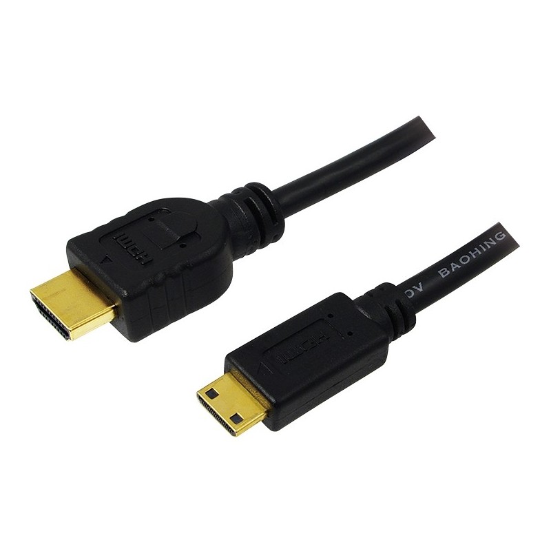 HDMI Cable Ethernet A - to mini St St - 2.00m - Black — Buy in Cyprus with Fast Delivery