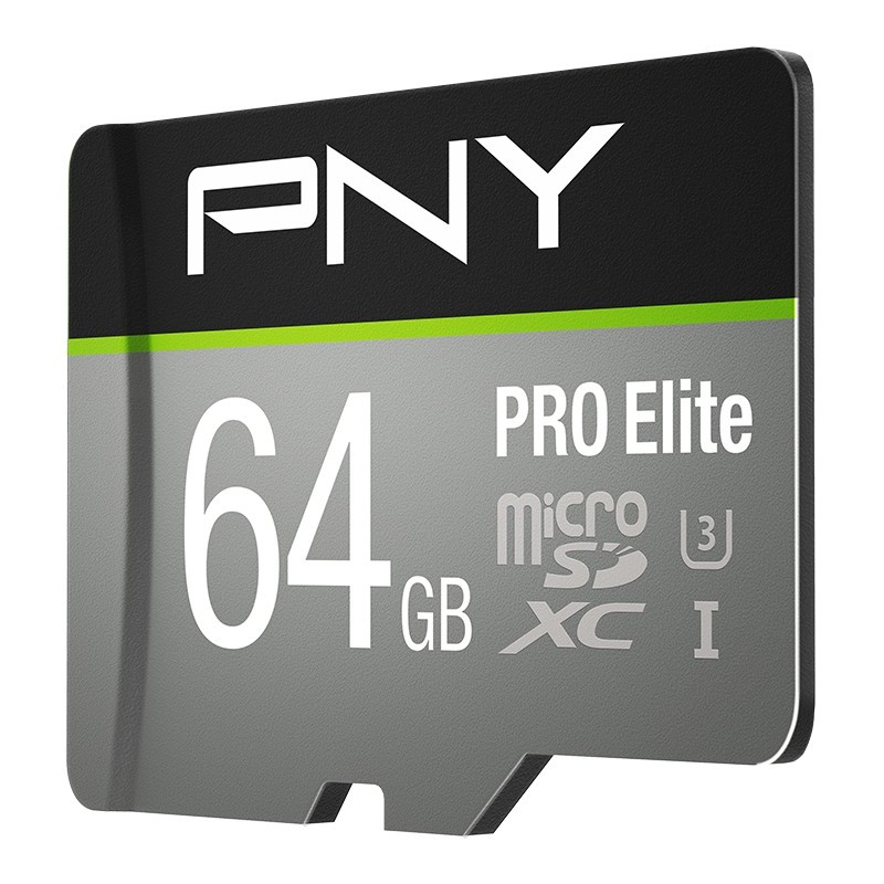 CARD 64GB PNY PRO Elite MicroXC 100MB/s - PNY PRO Elite MicroXC - microSD card with adapter — Buy in Cyprus with Fast Delivery