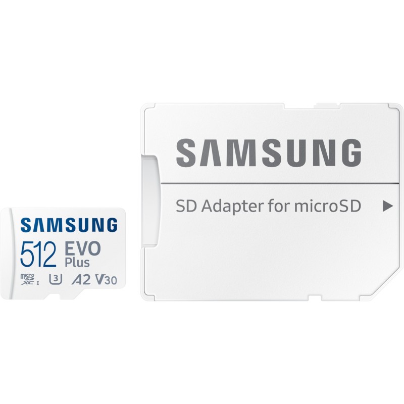 Samsung EVO Plus 512GB microSDXC UHS-I U3 - (microSDXC, UHS-I, U3) — Buy in Cyprus with Fast Delivery