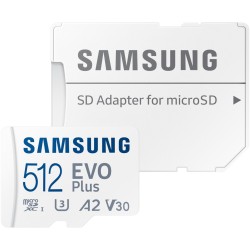 Samsung EVO Plus 512GB microSDXC UHS-I U3 - (microSDXC, UHS-I, U3) — Buy in Cyprus with Fast Delivery