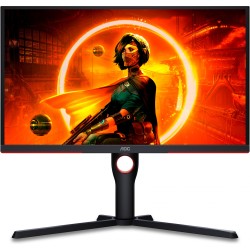 63.5cm 25-inch AOC Gaming G3 - 25G3ZM - FHD (1920x1080), 240Hz, 0.5ms, HDMI & DP, Black/Red — Buy in Cyprus with Fast Delivery