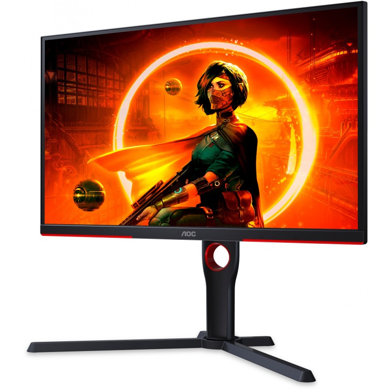 63.5cm 25-inch AOC Gaming G3 - 25G3ZM - FHD (1920x1080), 240Hz, 0.5ms, HDMI & DP, Black/Red — Buy in Cyprus with Fast Delivery