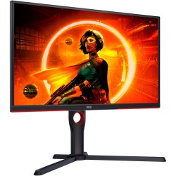63.5cm 25-inch AOC Gaming G3 - 25G3ZM - FHD (1920x1080), 240Hz, 0.5ms, HDMI & DP, Black/Red — Buy in Cyprus with Fast Delivery