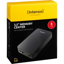 Intenso Memory Center - 6TB - Desktop HDD, 3.5-inch, Black — Buy in Cyprus with Fast Delivery
